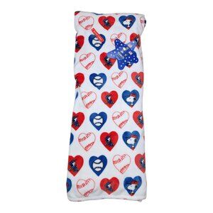 Peanuts VelvetLoft Throw Blanket Snoopy Extra Long 60"x70" July 4th Baseball